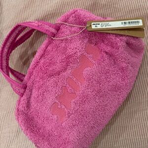 SKIMS Vibrant Pink Terry Tote
